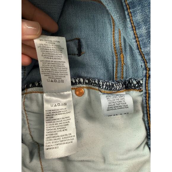 Lucky Brand Mens Jeans 31 x 32 110 Slim Light Wash Stretch Soft Denim - Picture 7 of 9